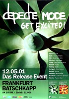 Depeche Mode - Release Event, Frankfurt 2001 | Konzertplakat | Poster