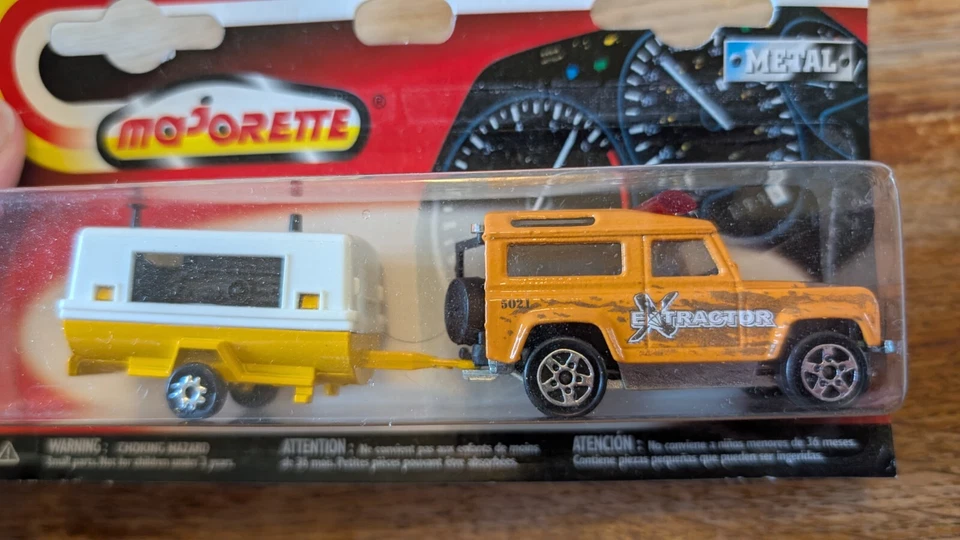 MAJORETTE LAND ROVER "EXTRACTOR" + REMORQUE REF 266 1/60 - Photo 3/4