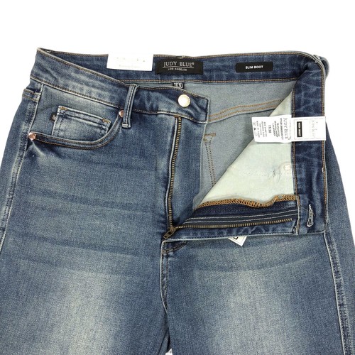 Judy Blue Women's Slim Boot Cut Stretch Jeans Size 11/30 Blue 32.5" Inseam NWT - Picture 4 of 12