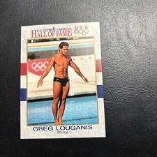 Jb10a Us Olympic Hall Of Fame 1991 Impel #50 Greg Louganis