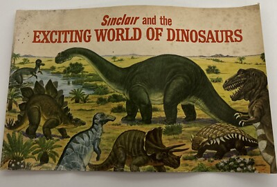 Vintage 1964-1965 NY World's Fair SINCLAIR DINOLAND Exciting World of DINOSAURS!