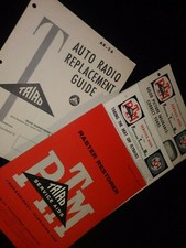 4 Vintage Triad Transformer 1957 Parts Guides Aids Raster Auto Radio Flybacks&nbsp;
