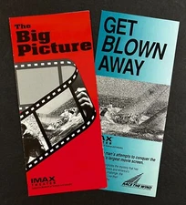 1990s Imax Theater Science Industry Museum LA California Vintage Travel Brochure