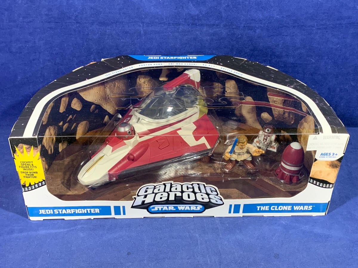 Star Wars Galactic Heroes JEDI STARFIGHTER - The Clone Wars