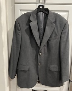 * Stafford Gray Blazer Silver Buttons 2 Button Size 42S
