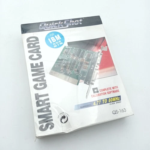 NEUF Scellé - QuickShot Smart Game Card QS-163 - IBM PC XT AT