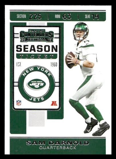 2019 Panini Contenders #12 Sam Darnold New York Jets