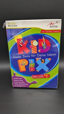 Kid Pix Deluxe 4 I PC MAC CD Computer DVD Spiel I BigBox NEU