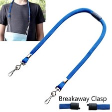 Face mask lanyard for kids or adults with breakaway clasp to prevent choking USA
