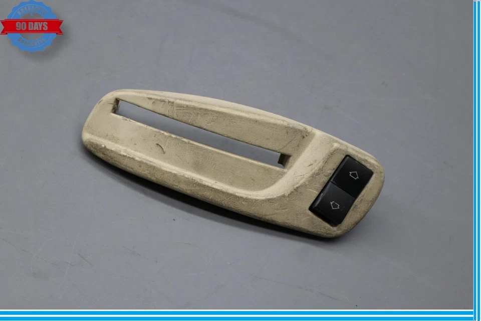 04-10 Interruptor de reposacabezas asiento delantero derecho BMW 645Ci 650i negro OEM Foto 2 de 4