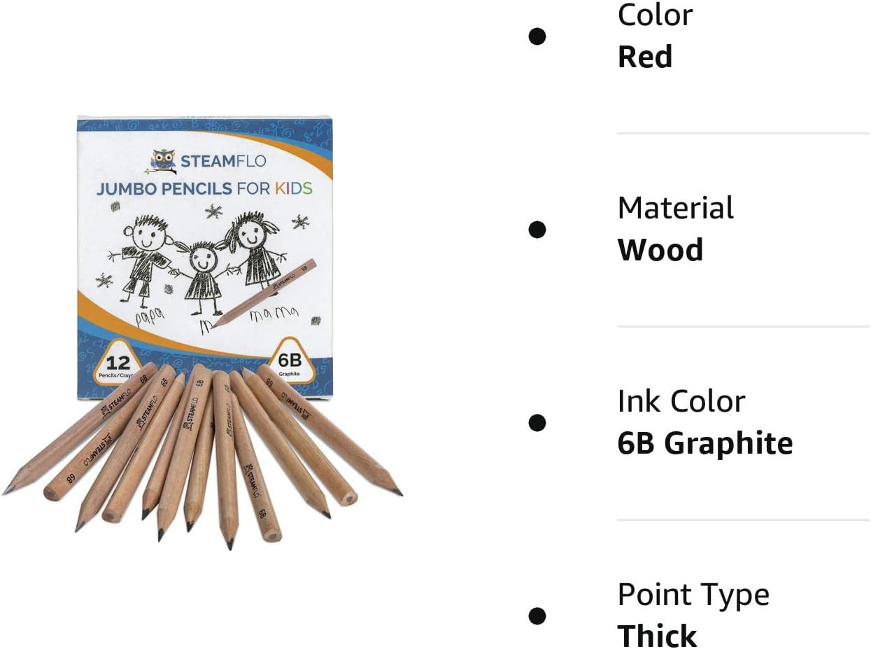 Kids Pencils for Beginners & New Writers &ndash; Our Learning Pencils for Toddlers Are