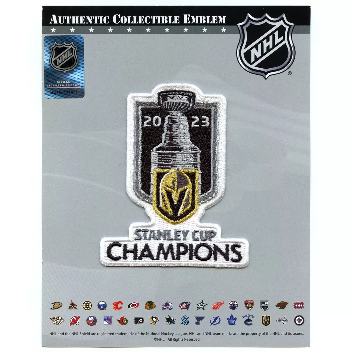 2023 Stanley Cup Champions Vegas Golden Knights NHL Grey Design