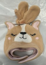 Wonder Nation Toddler Girls's Hat  Mittens Set 2-Piece Tan One - Size Fleece