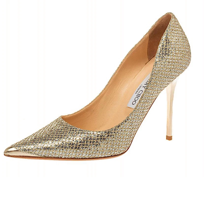 Jimmy choo 2024 gold pump