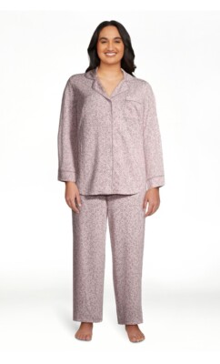 Short Sleeve Walmart Ladies Pajamas Secret Treasures Loungewear