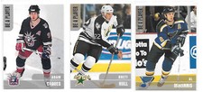 Lot of 4 1999-00 BAP Memorabilia Silver Adam Graves Brett Hull MacInnis Giguere