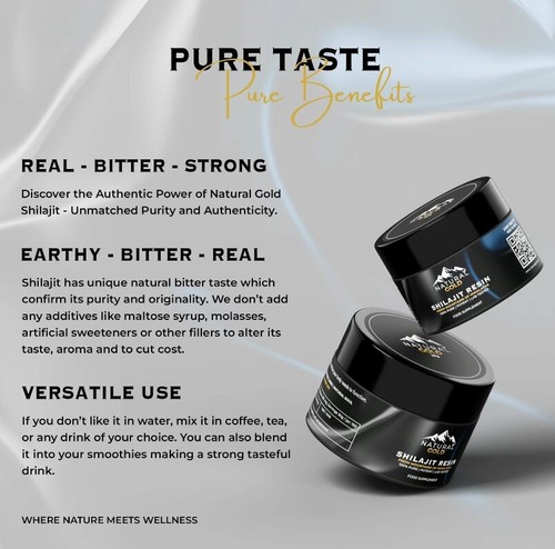 NATURAL GOLD Shilajit Original Himalayan Resin - Lab Tested Certified - 20 - Picture 6 of 8