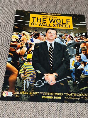 MARTIN SCORSESE SIGNED AUTOGRAPH 11x14 POSTER PHOTO WOLF WALL STREET BECKETT BAS