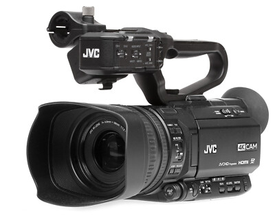 JVC GY-HM250U UHD 4K Streaming Camcorder with Lower-Third