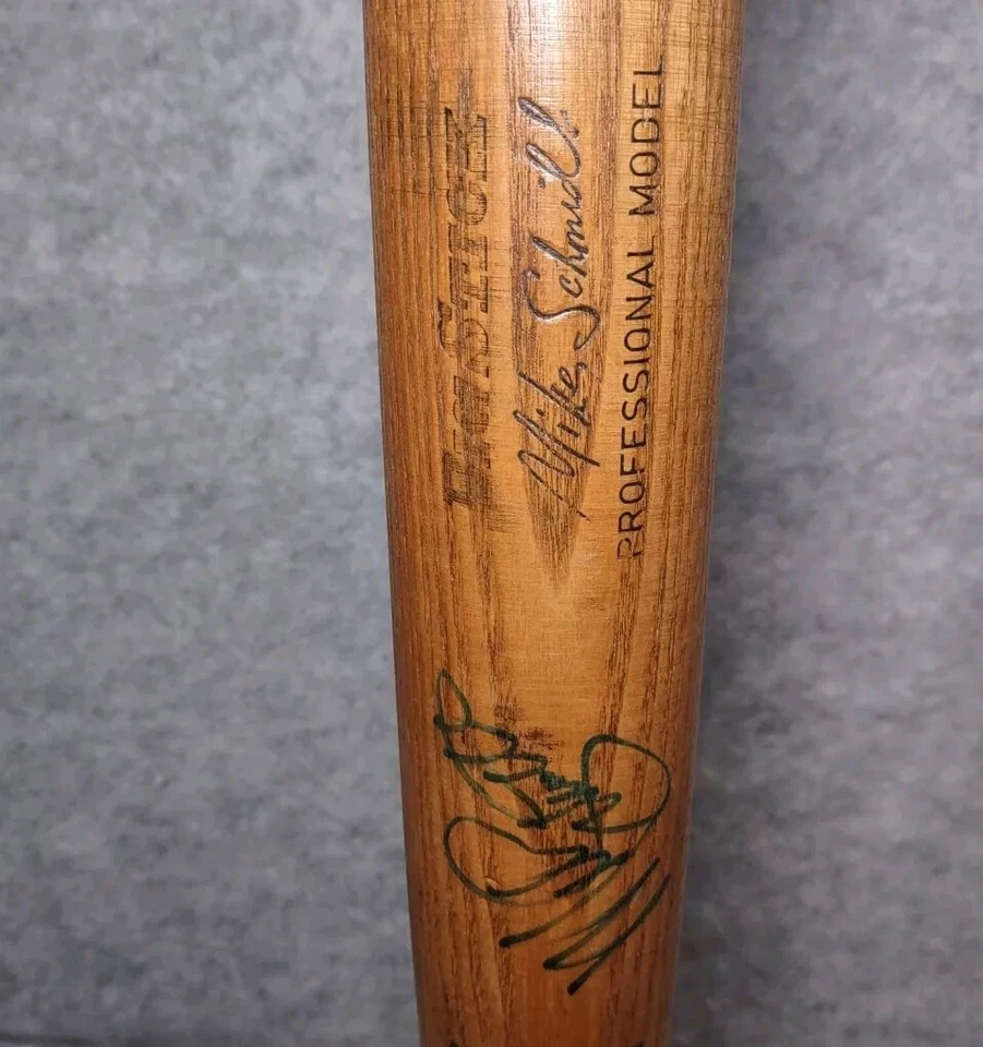 Mike Schmidt signed autograph lamp game model Adirondack Bat + Baseball Phillies - Image 3 of 4