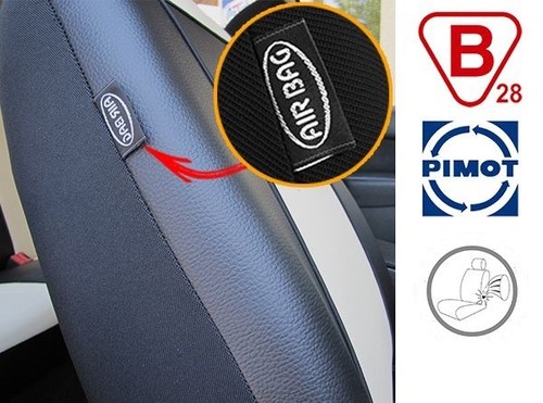 Tailored Eco-Leather Seat Covers FORD TOURNEO CONNECT 5 seater 2018 -2022 - Picture 9 of 9