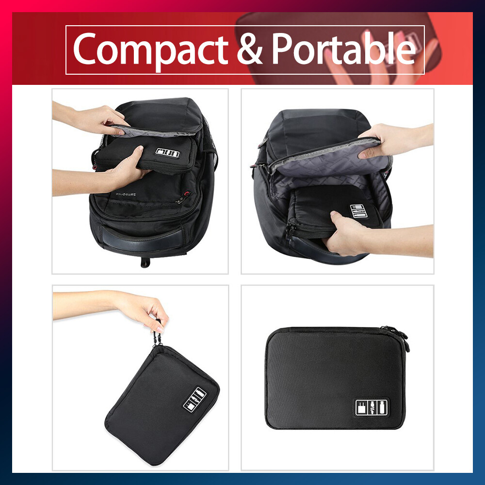 Electronic Accessories Cable Organizer Bag Travel USB Charger Storage