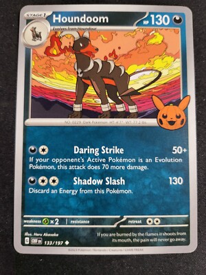 rare pokemon halloween cards 2024 - Fezandipiti 096 - Trick or Trade - Cosmos Holo Pokemon Flutter Mane 078 -