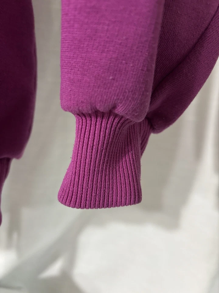 Top Y2K 90’s Dama Footlocker Púrpura Cuarto Cremallera Mujer’s S Foto 4 de 4