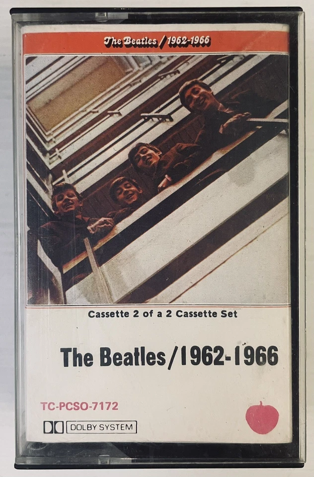 The Beatles 1962 - 1966 Music Cassette 1&2 Tape TC-PCSO-7171 Apple 1976 Big Case - Image 2 of 4