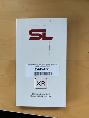 iPhone XR lcd and Touch Screen Assembly (COG with Back Plate)