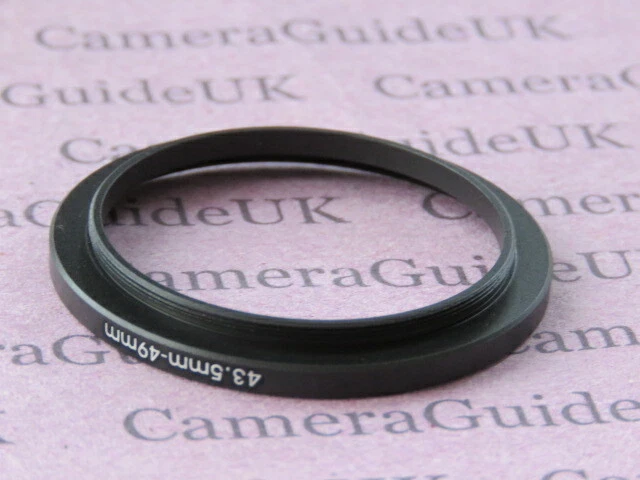 43.5mm to 49mm Male-Female Stepping Step Up Filter Ring Adapter 43.5mm-49mm - Image 2 of 2