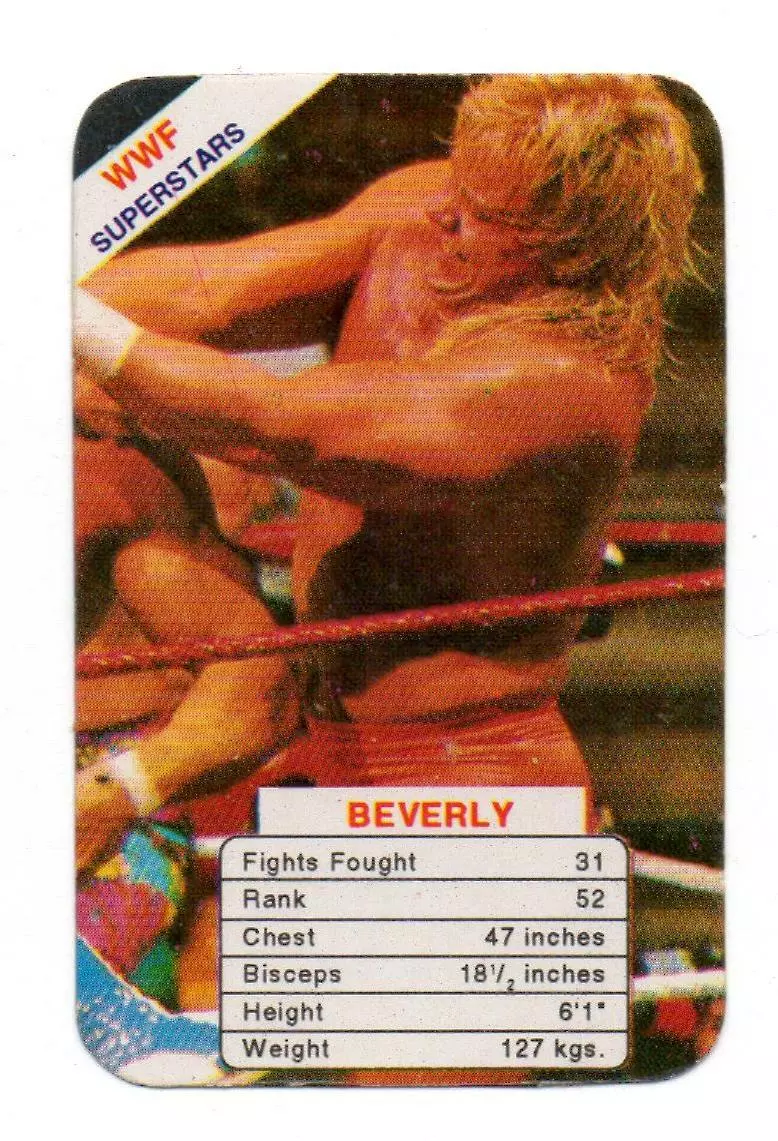 Beverly Bros WWF Trump Games Playing Trading Card Wrestler Pro Wrestling WWE