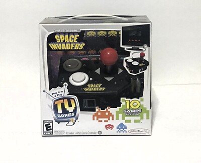 Space Invaders 10 Game Plug n Play TV Arcade Retro Video Game Console Controller