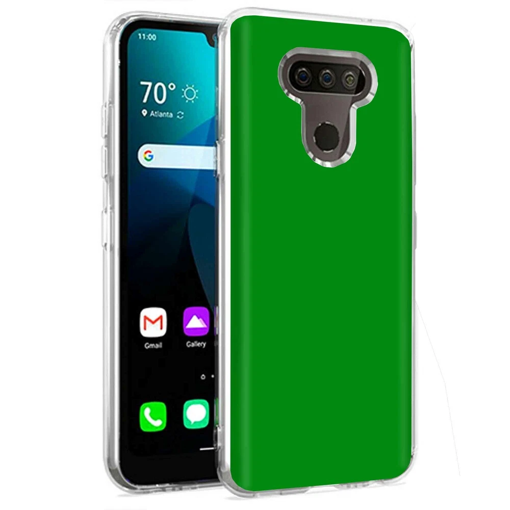 Phone Case for LG Harmony 4,Premier Pro Plus,K41, Green Print Phone Case for LG Harmony 4,Premier Pro Plus,K41, Green Print