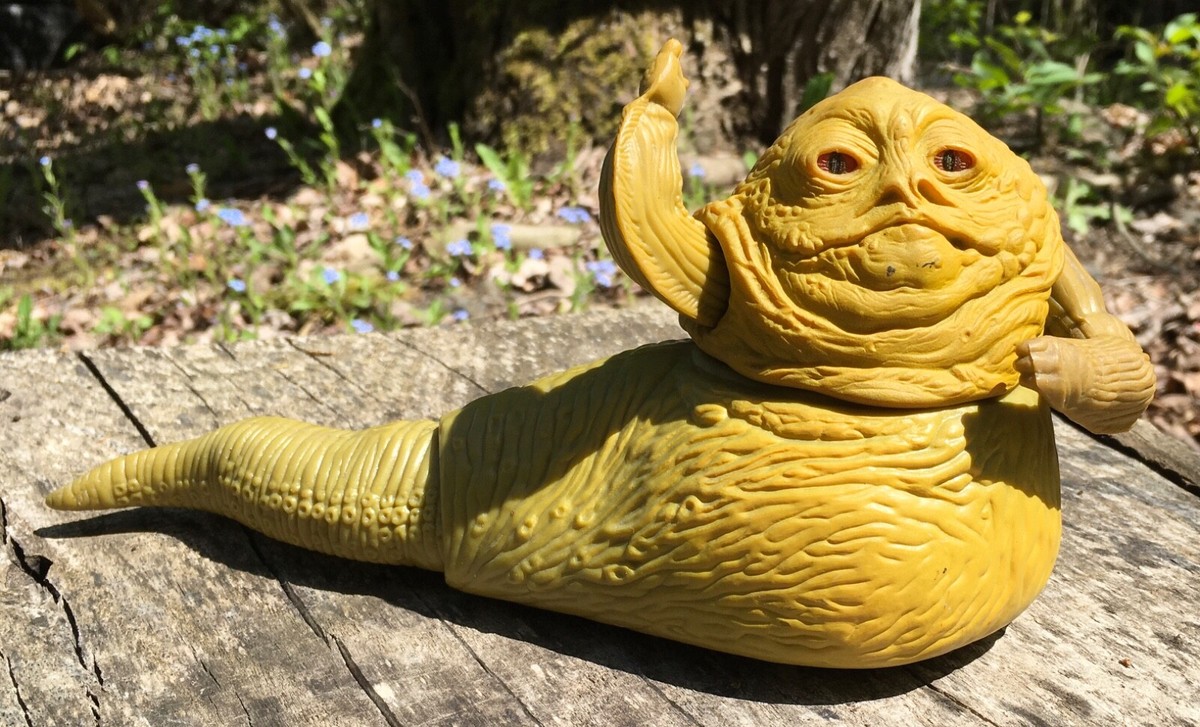 STAR WARS 1983 JABA THE HUTT Figure moving tail head arms NO
