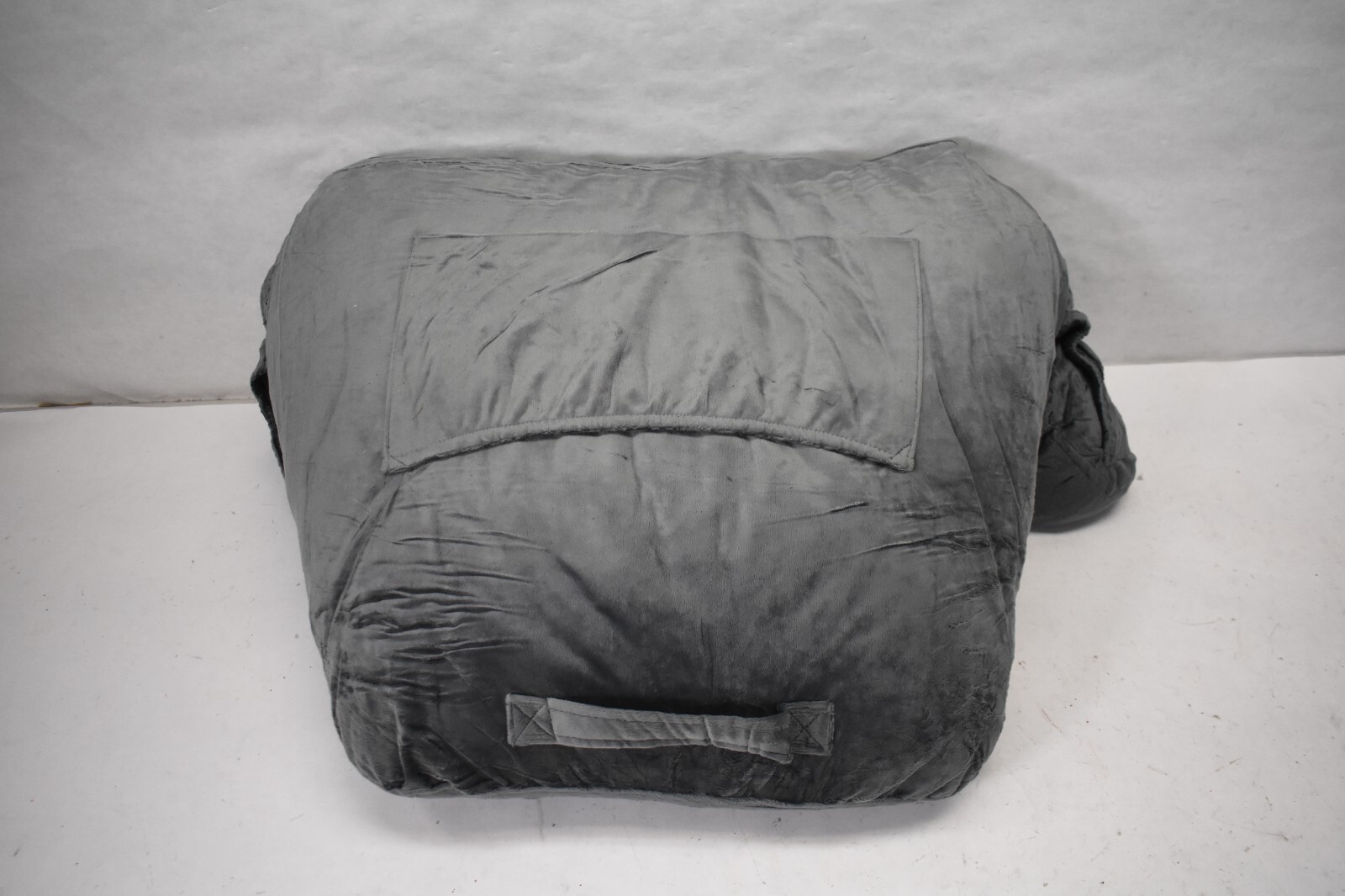 Nestl Reading Pillow Shredded Memory Foam Filling Back For Sitting Gray Bedding