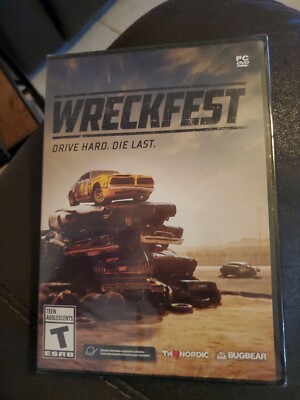 Wreckfest Drive Hard Die Last PC DVD ROM Computer Game