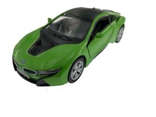 5" Kinsmart BMW i8 2 Door Coupe Diecast Model Toy Car Pull Action 1:36 Green