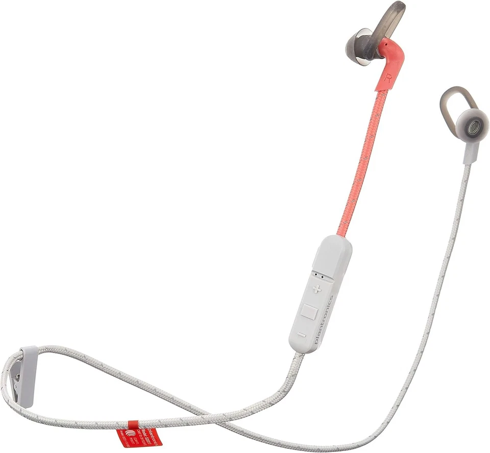 Plantronics Backbeat Fit 305 Wireless Sport Headset - Coral - Image 2 of 4