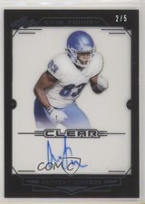 2019 Leaf Trinity Clear Spectrum Silver 2/5 Anthony Johnson #CA-AJ1 Auto pn1