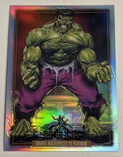 💎 HULK 2024 SKYBOX MARVEL MASTERPIECES '92 PLATINUM HOLOFOIL #32