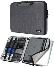 Travel Case Super Soft 13" Laptop Sleeve Carry Padded Gray FAST SHIP AG5