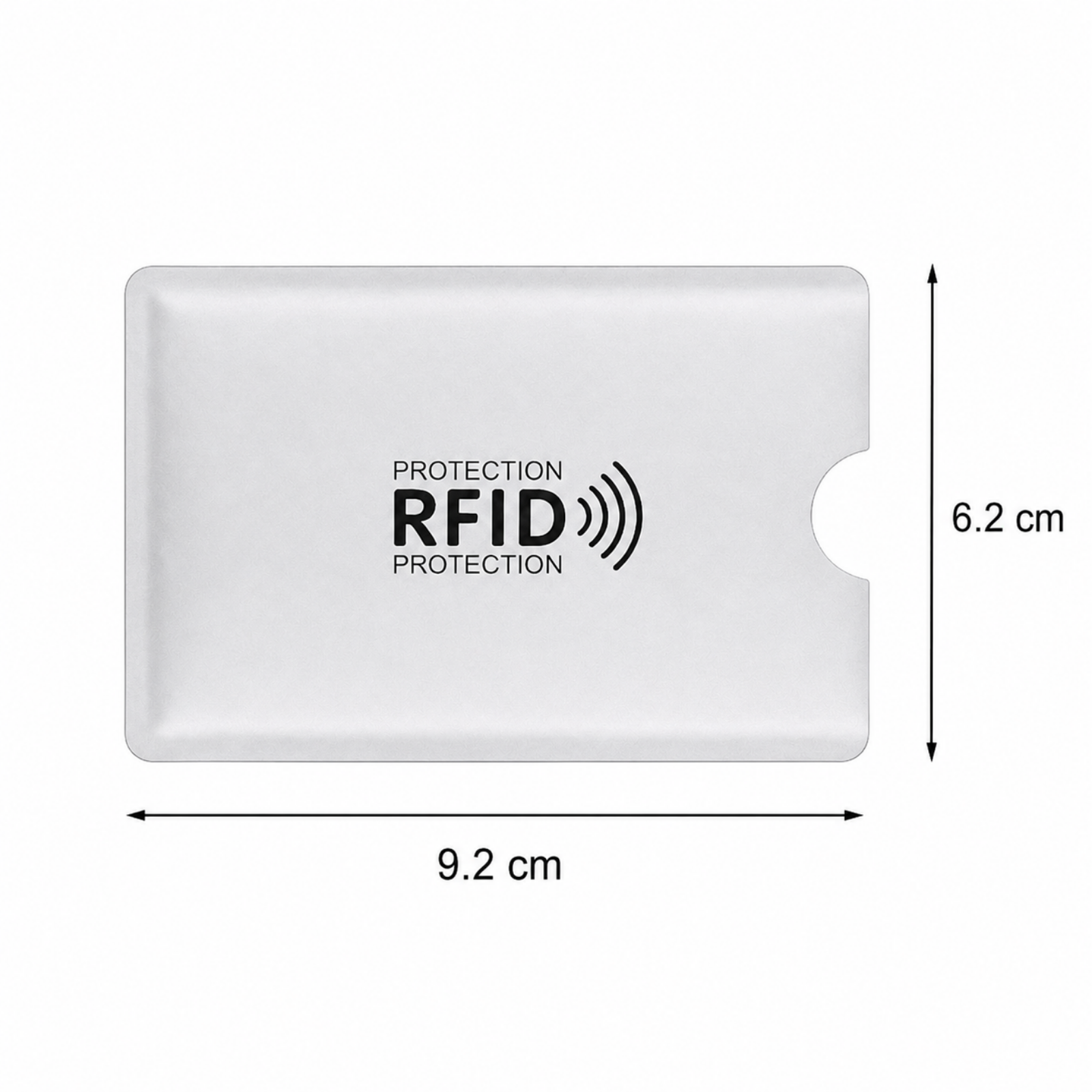 RFID Schutzhülle Maße Detailbild