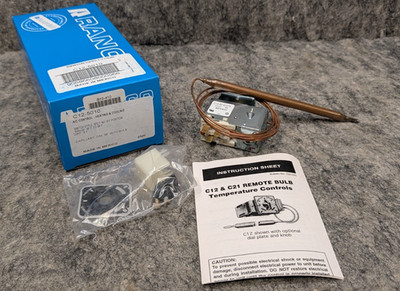 RANCO C12-5010 A/C Control - Line Volt Mechanical Tstat,  w/ 36'' Capillary Bulb