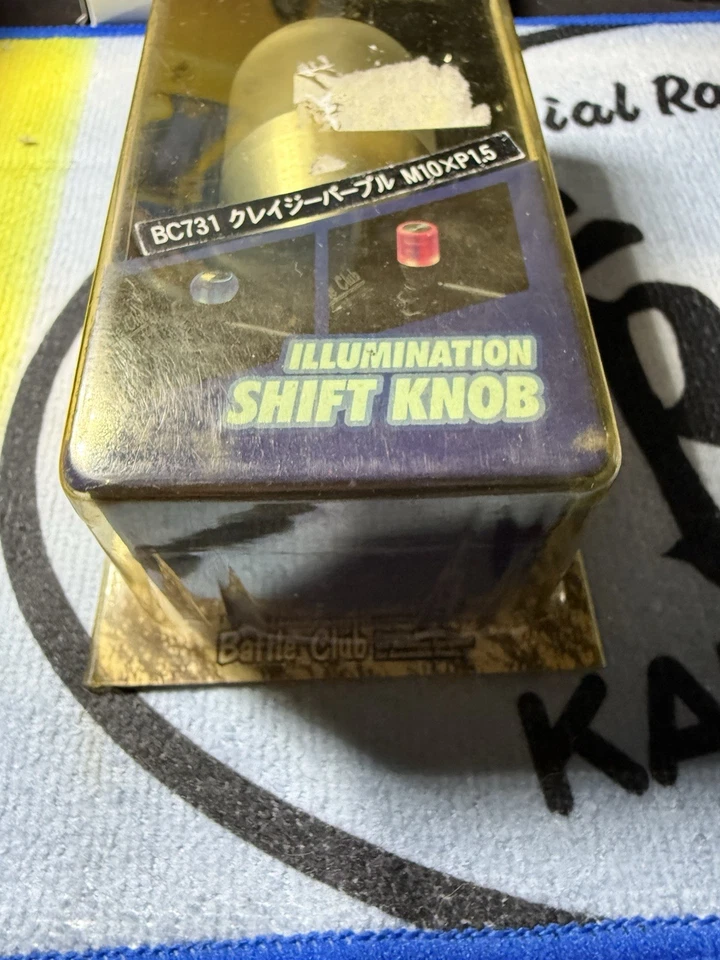 Battle Club LED Shifter Gear Knob Pink M10x1.5 Honda Rare Jdm Civic Type R - Image 2 of 4