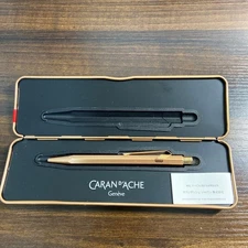 CARAN D'ACHE gold ballpoint pen main body #f47356