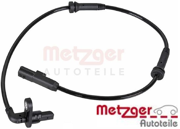 Metzger 09001603 Sensor FüR Raddrehzahl Abs Sensor Raddrehzahl FüR Dacia-image