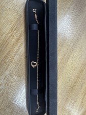 Tiffany & Co. Elsa Peretti Open Heart Bracelet Size 7.5”