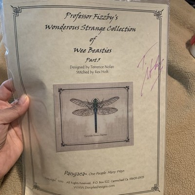 Wonderous Strange Wee Beasties Part 5 Signed By Terrence Nolan 1999 Cross Stitch