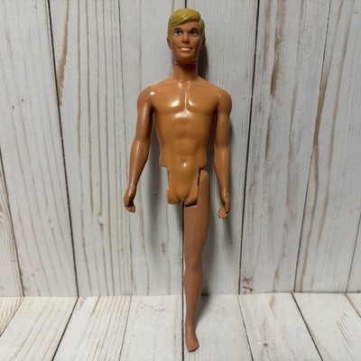 Vintage Sun Loving Malibu Ken Doll 1088 in Original Outfit Missing Leg Broken